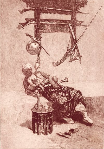 丹吉尔的摩尔人（雕版画 作者 马里亚诺（后）福图尼