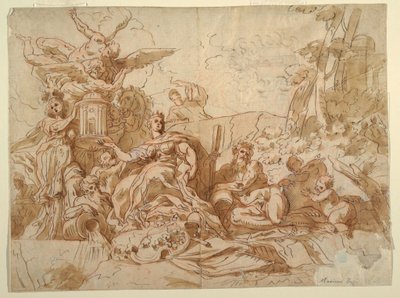 绘画，朱诺，1731-1807 年 作者 马里亚诺·罗西