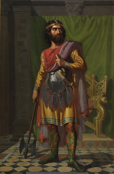 西斯布特，西哥特国王，1854年 作者 马里亚诺·德拉罗卡·德尔加多