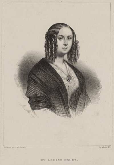 路易斯-科莱，1843年。 作者 玛丽·亚历山大·梅尼特·马洛特