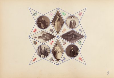 B夫人的相册，1870年代。 作者 玛丽·布兰奇（Marie Blanche）汉娜（Hennenelle Fournier）