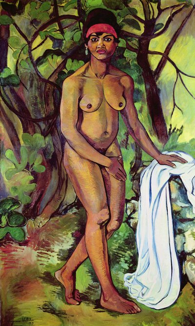 裸体黑女人 作者 Marie Clementine (Suzanne) Valadon