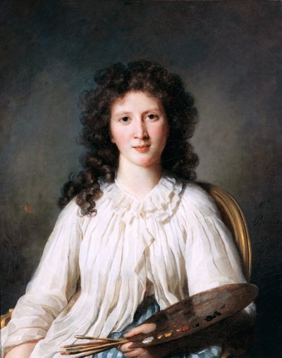 法语：阿德莱德-比纳尔肖像，勒努瓦（1769-1832 年），画家 阿德莱德-比纳尔肖像，亚历山大-勒努瓦之妻 作者 玛丽·吉纳维芙·布里亚德