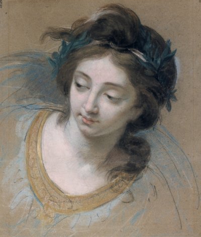 女人的头》，1780年。    作者 玛丽·路易丝·伊丽莎白·维吉·勒布伦