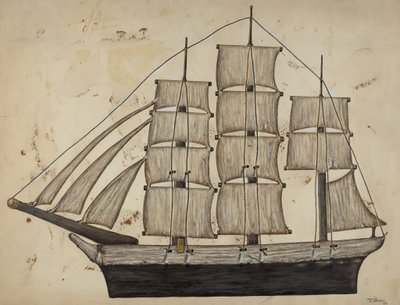 帕。德国船，1938年。 作者 玛丽·卢特雷尔