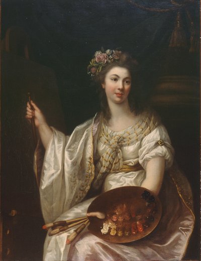 法文：Allégorie de la peinture 绘画寓言 作者 玛丽·维克多（Marie Victoire）Lemoine
