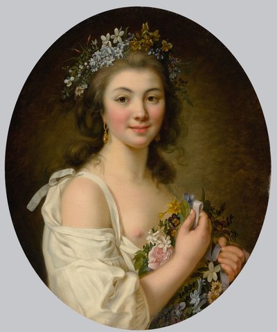 热那亚夫人肖像 作者 玛丽·维克多（Marie Victoire）Lemoine