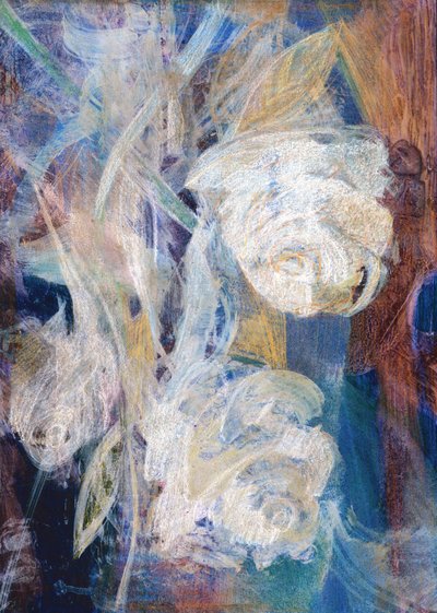 白玫瑰，2023 年（数码照片） 作者 玛丽娜·法尔科