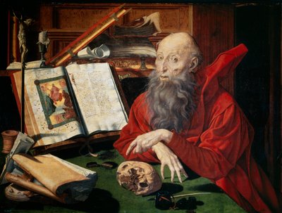 圣热罗姆，1547年 作者 马里努斯·范·罗伊默斯韦伦