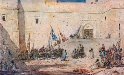 节日》，约1910年 作者 马里乌斯·鲍尔