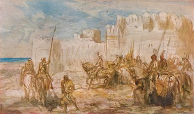 骑兵》，约1910年 作者 马里乌斯·鲍尔