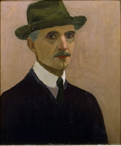 马吕斯-博尔热自画像 作者 马里乌斯·博尔格（Marius Borgeaud）