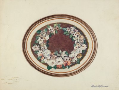 羽毛花环，约1940年。 作者 马吕斯·汉森