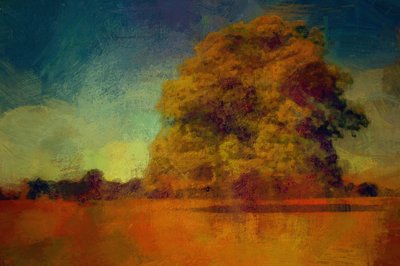一天中的整个夏天（混合媒介） 作者 马克·戈登