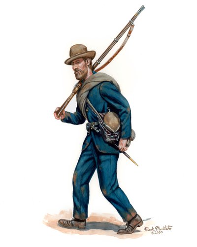 希尔师的南卡罗来纳人，1862 年，2025 年（布里斯托尔上的水彩和水粉画） 作者 