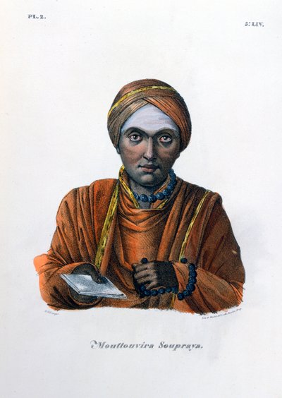 Mouttouvira Soupraya，1828年 作者 Marlet et Cie