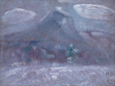 卡塔丁山，暴风雪 作者 马斯登·哈特利