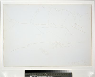 树木山风景 作者 马斯登·哈特利