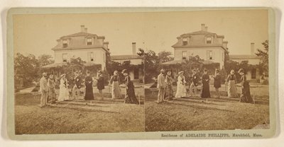 阿德莱德-菲力普斯（Adelaide Phillipps）的住所，马萨诸塞州马什菲尔德。 作者 马丁·钱德勒