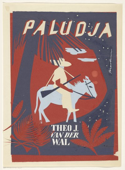 乐队设计：Theo J. van der Wal，Paludja，年份不详 作者 Martin Horwitz（艺术家签名）