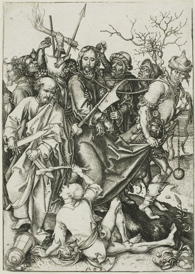 基督的背叛，选自《受难记 作者 Martin Schongauer