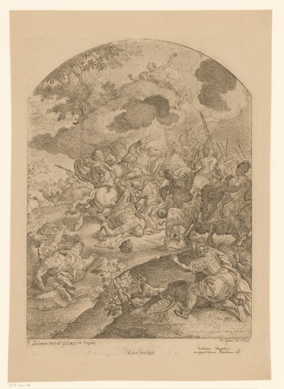 基督显灵的战场 作者 弗朗切斯科·索利米娜（Francesco Solimena）
