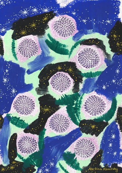 迷彩夜花（赞扬约瑟夫·冯·艾兴道夫） 作者 玛蒂娜·柯尼兹基（Martina Konitzky）