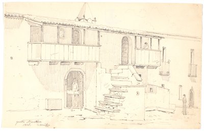 Gade i Grotta Minarda i Abruzzo 作者 马蒂努斯·罗比（MartinusRørbye）