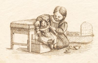 海伊为《半百儿童寓言》绘制的插图 作者 马蒂努斯·罗比（MartinusRørbye）