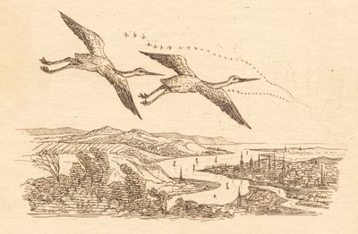 海伊为《半百儿童寓言》绘制的插图 作者 马蒂努斯·罗比（MartinusRørbye）