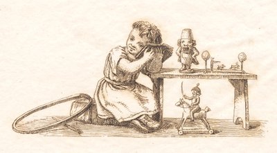 海伊为《半百儿童寓言》绘制的插图 作者 马蒂努斯·罗比（MartinusRørbye）