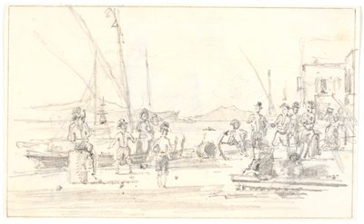 巴勒莫海港地段 作者 马蒂努斯·罗比（MartinusRørbye）