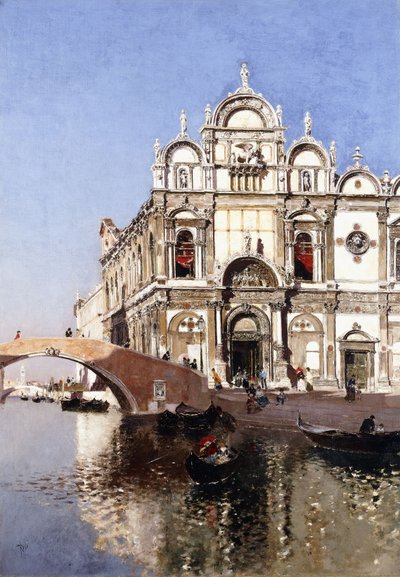 威尼斯圣马可（Grandi Scuola di San Marco）和圣乔凡尼（Campo San Giovanni）和保罗（Campo） 作者 马丁·里科和奥尔特加