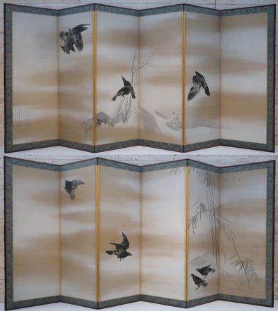 乌鸦》，作者：丸山 Okyo 作者 丸山大京