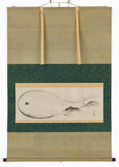 景观：琵琶湖，江户时代，18世纪。 作者 丸山大京