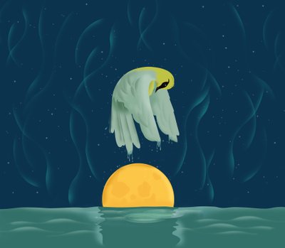 夜泳》，2016 年（数字） 作者 玛丽·安·史密斯