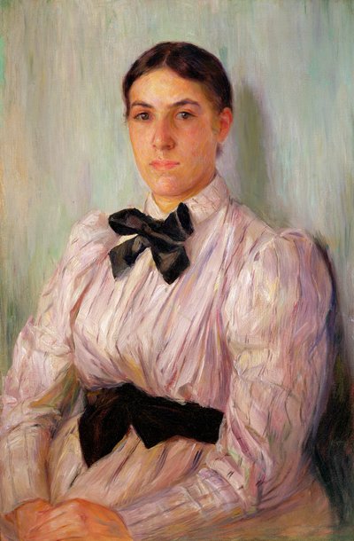 威廉·哈里森夫人的肖像，1890年 作者 Mary Cassatt