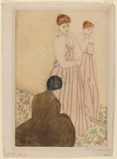 拟合，1890-1891年。 作者 玛丽·卡萨特