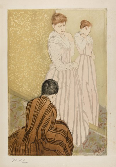 拟合，1890-91年 作者 玛丽·卡萨特