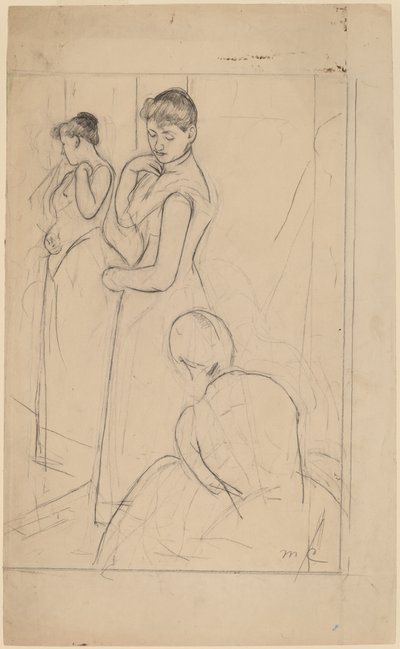 装修》[直页]，1890-1891。 作者 玛丽·卡萨特