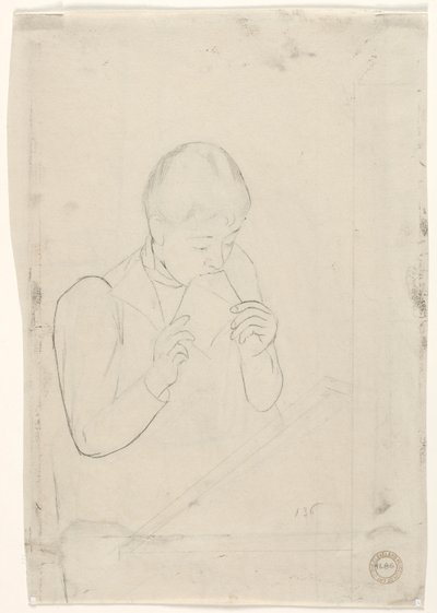 致（1890-1891年）的信。 作者 玛丽·卡萨特