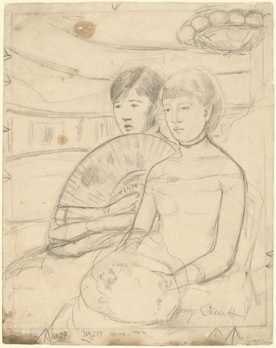 The Loge [直页], 1882年。 作者 玛丽·卡萨特