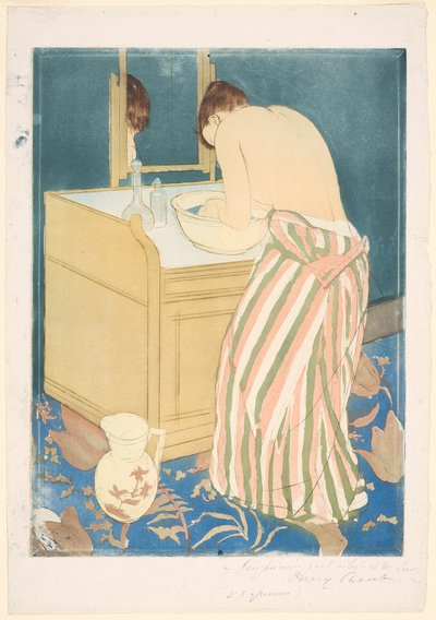 女子沐浴 作者 玛丽·卡萨特