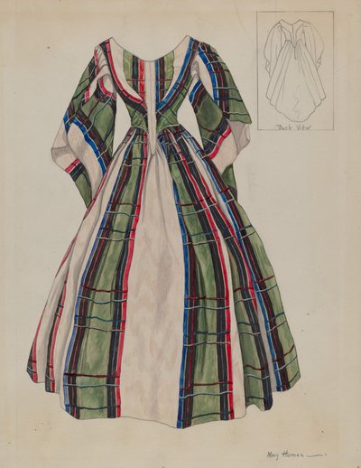 礼服，约1937年。 作者 玛丽·休姆斯