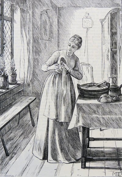 Illustration of Housewife 作者 玛丽·艾伦·爱德华兹