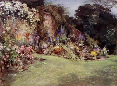 苏格兰花园：Barskimming（彩色石版画） 作者 玛丽·乔治娜·韦德·威尔逊