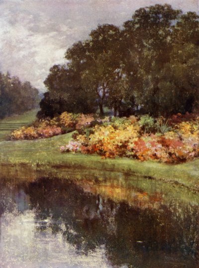 苏格兰花园。肯尼迪城堡（彩色平印 作者 玛丽·乔治娜·韦德·威尔逊