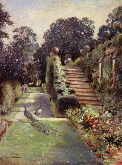 苏格兰花园：邓罗宾（彩色石版画） 作者 玛丽·乔治娜·韦德·威尔逊