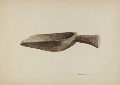 Grain Scoop, 约1939年。 作者 玛丽·汉森