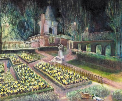 花园，荷兰公园，2002（吟游诗人油画） 作者 玛丽·库珀